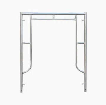 Certified Construction Building Industrial Portable Mobile Ladder Frame Scaffolding System Steel Shoring Walk Through Frame Scaffold